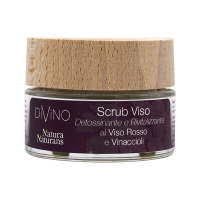 Scrub-Viso-detossinante-e-Rivitalizzante---Divino Scrub Viso Divino Detossinante e Rivitalizzante ai microgranuli di Semi d’Uva – ml 50