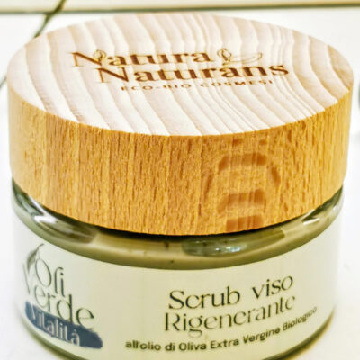 Vitalita-Scrub-Viso-Rigenerante Scrub Viso Rigenerante Vitalità con Acido Ialuronico e Gemme di Ulivo- ml 50